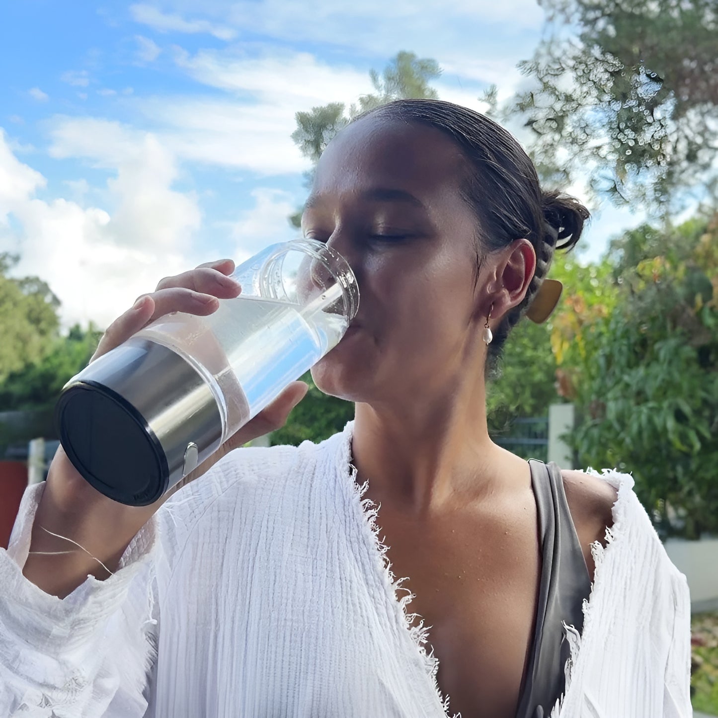 Hydrogen Water Bottle - Ionized H₂ Generator